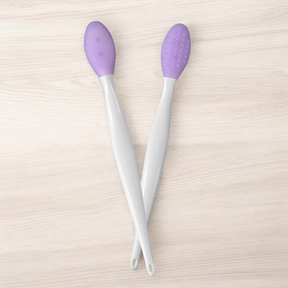 Brosse Nettoyante pour le Visage - DoubleSilkBrush™ - Violet - Nomada beauté