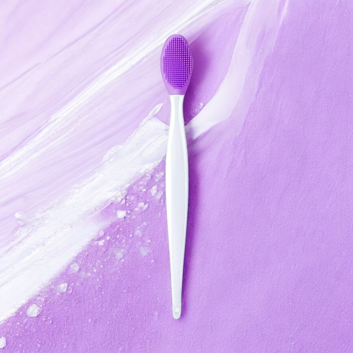 Brosse Nettoyante pour le Visage - DoubleSilkBrush™ - Violet - Nomada beauté